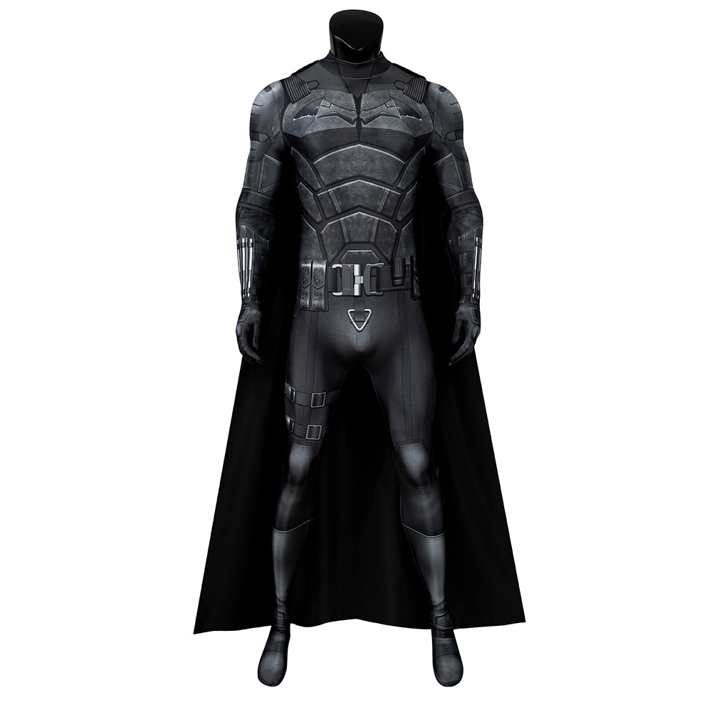 蝙蝠俠布魯斯韋恩角色扮演服裝連身衣套裝萬聖節嘉年華套裝