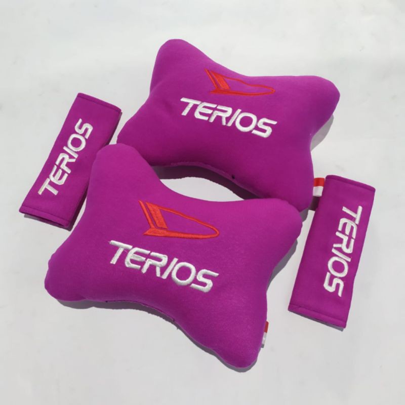 大發 Terios 標誌頸背汽車枕頭