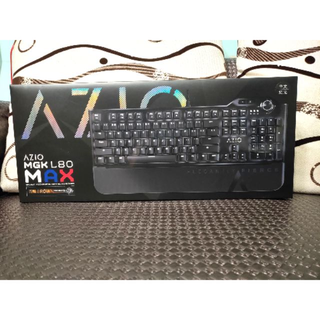 【宅配】AZIO MGK L80 MAX 懸浮式 機械式電競鍵盤 茶軸