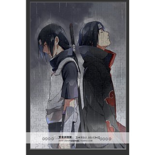 Diy客製化定制火影忍者宇智波鼬佐助卡卡西小櫻鳴人1000片成人木質拼圖動漫周邊 蝦皮購物