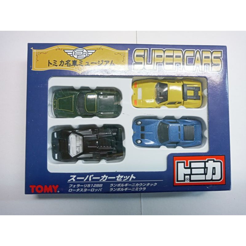 (現貨)Tomica 絶版中國製紅標 Supercars 四車組