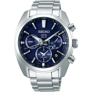 SEIKO SK037精工錶 Astron 5X53-0AJ0B(SSH019J1) 雙時區太陽能手錶 藍x銀