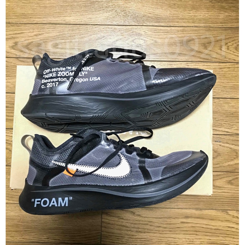 贈る結婚祝い OFF-WHITE by × NIKE - ZOOM white FLY カテゴリ BLACK