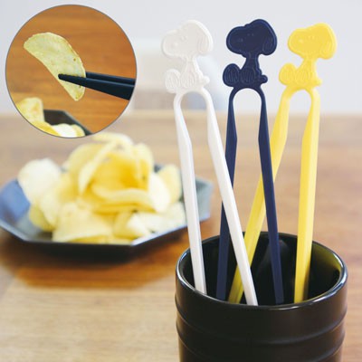 日本史努比洋芋片夾餅乾夾不沾手夾史努比零食夾 蝦皮購物