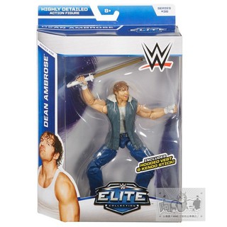 ☆阿Su倉庫☆WWE摔角 Dean Ambrose Elite 36 Action Figure DA精華版人偶附偶衣