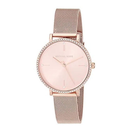 MICHAEL KORS 女錶 手錶 32mm 玫瑰金鋼錶帶 女錶 手錶 腕錶 晶鑽錶 MK7122 MK(現貨)