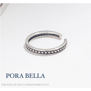 <Porabella>925純銀開運戒指 尾戒好運 轉運趨吉避兇桃花財運 可調開口式 銀戒 Rings