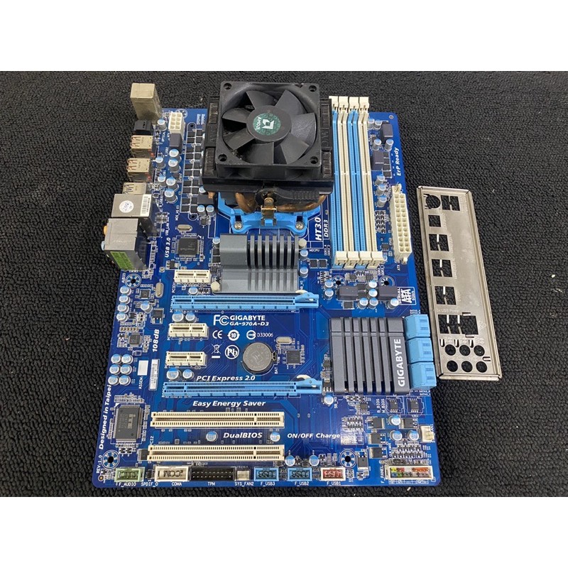 二手良品 AMD FX-8120/技嘉GA-970A-D3/CPU/AM3+腳位/附贈原廠風扇/後擋板/個人保固3天～