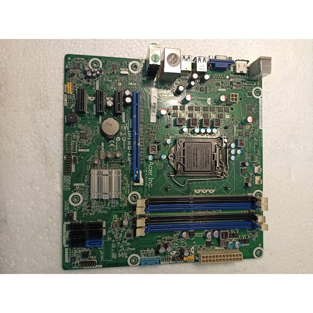 ACER宏碁IPIMB-AR B75/DDR3/HDMI/M1935/MATX/1155主機板附擋板&lt;阿旺電腦&gt;