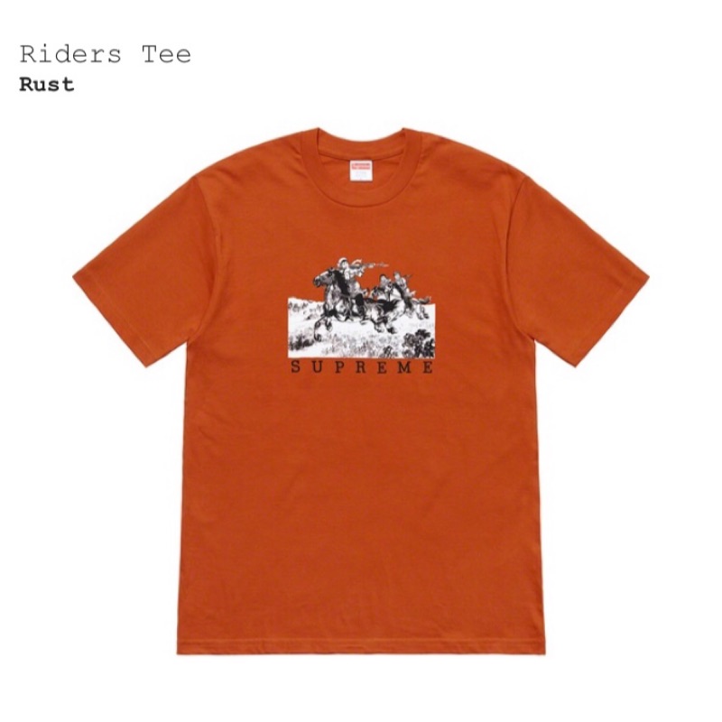 supreme riders tee