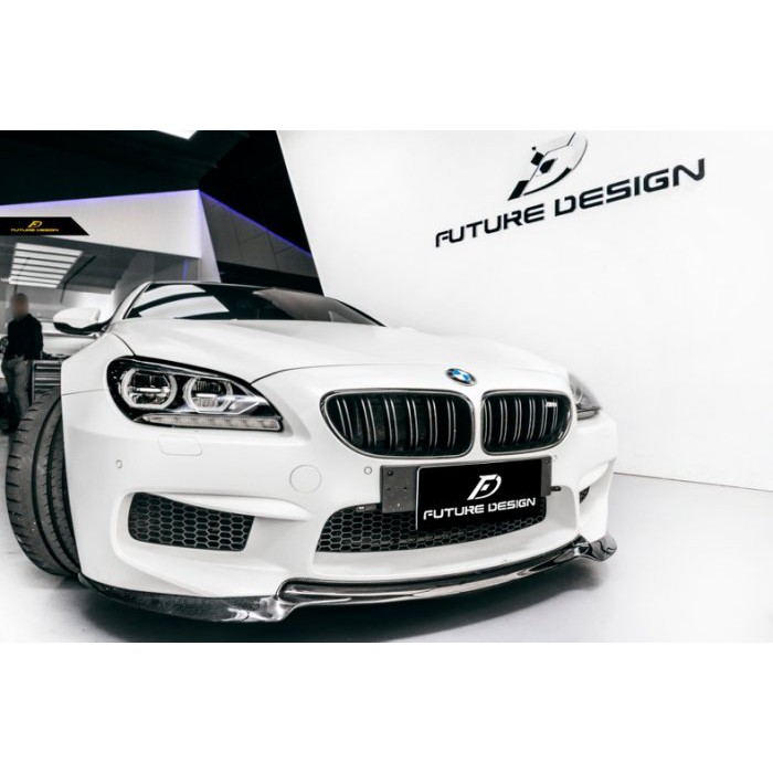 【Future_Design】BMW F06 F12 F13 新款M6 V款  雙面卡夢 抽真空製程 前下巴