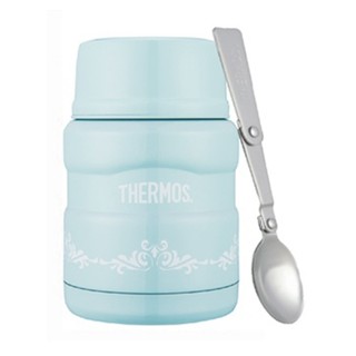 二手 薄荷歐蕾 thermos 膳魔師食物燜燒罐_sk3000系列-470ml 繽紛馬卡龍糖果色