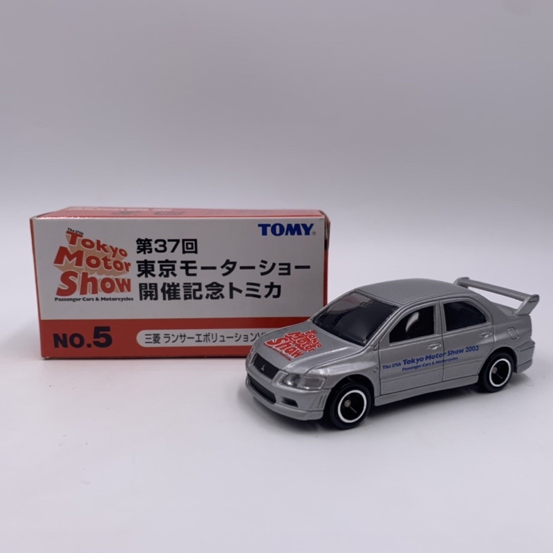 Tomica 東京車展 No.5 MITSUBISHI LANCER EVO VII 舊藍標