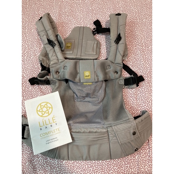 Lillebaby 嬰兒揹巾 背帶 airflow 3.2-20kg 全灰網眼