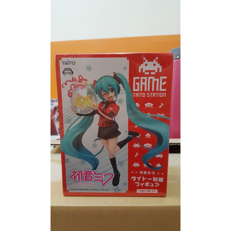 日空正版 TAITO X Game Taito Station限定 初音ミク 店員制服ver  UFO 遊藝場限定