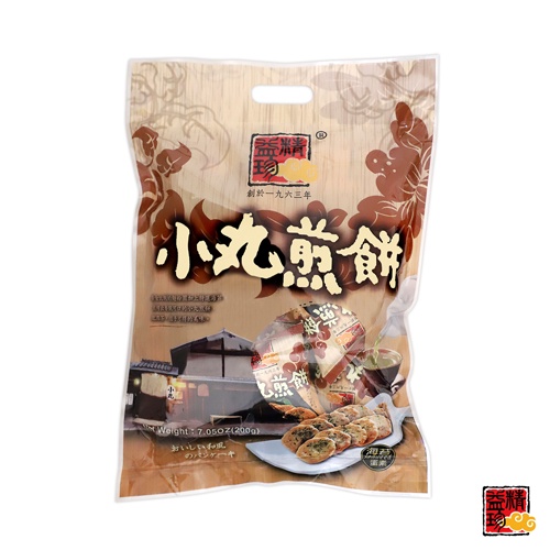 精益珍小丸煎餅(海苔)200g【家樂福】