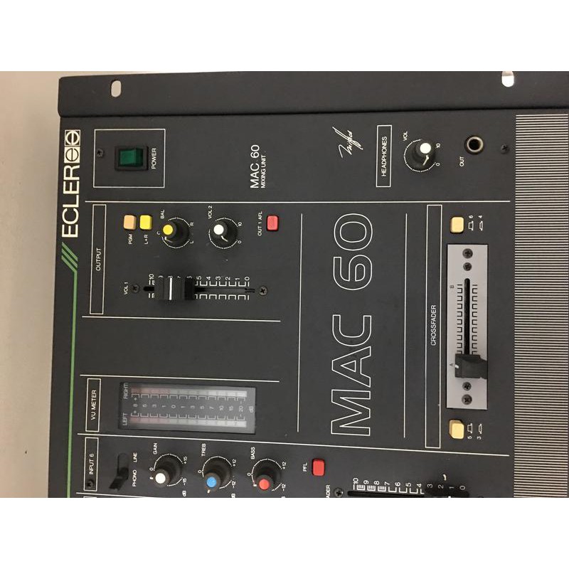 西班牙 Ecler mac 60 (PHONO)混音器 MIXER 數位迴音 音效處理器 西班牙製造