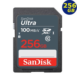 SanDisk 256GB 256G SDXC【100MB/s 灰】Ultra SD C10 UHS 儲存裝置