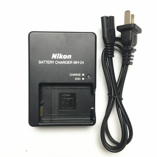 尼康Nikon D5300 D5500 D3200 D3300充電器MH-24 EN-EL14電池專用原廠座充