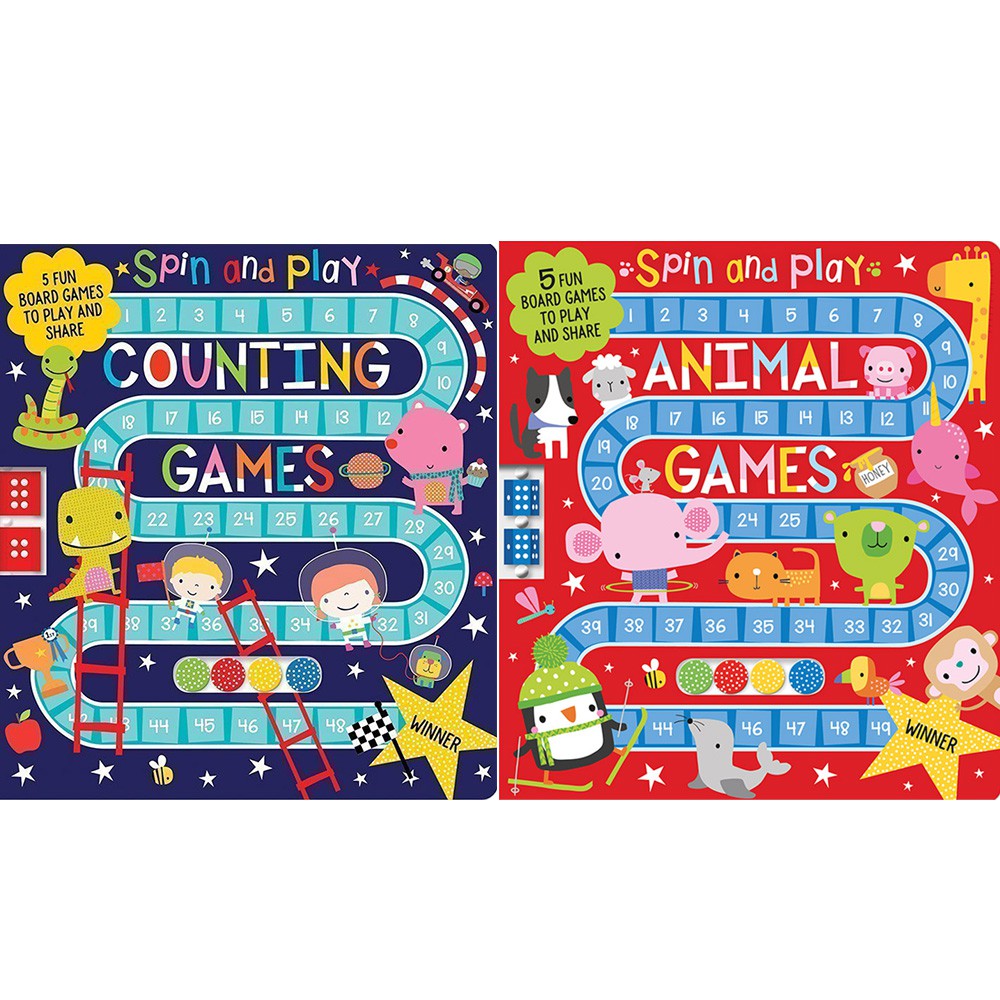 Spin And Play：Animal Games 遊戲書（外文書）