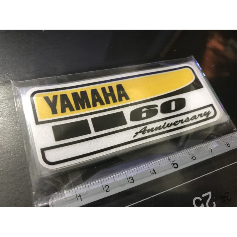 萊特 機車精品 YAMAHA 60調年 紀念貼紙 愛將 勁戰 SMAX FORCE RS TMAX SR400