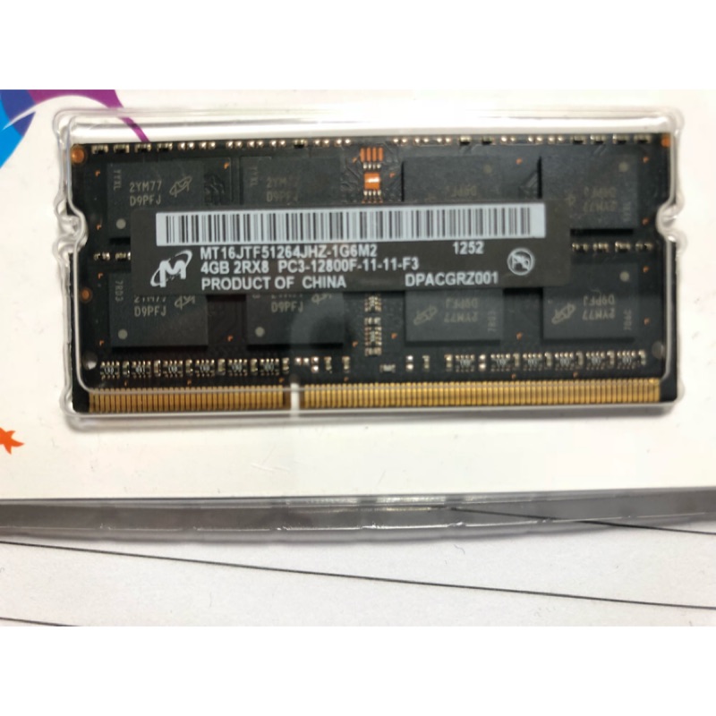 Apple 原廠 記憶體 ddr3 1600 4g 筆電用 ram