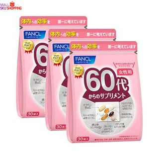 Fancl 芳珂60代女性 60代男士綜合營養維生素 每日營養包30小包 袋 蝦皮購物