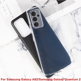 SAMSUNG 適用於三星 Galaxy A82 5G Quantum 2 凝膠矽膠手機保護後殼保護殼的軟 TPU 手機