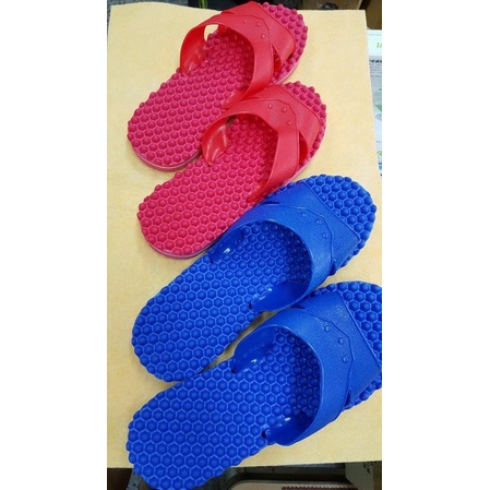 《10元商品批發）台灣🇹🇼製造 藍按摩拖 紅按摩拖 藍拖鞋 紅拖鞋  拖鞋 網拖 室內拖鞋