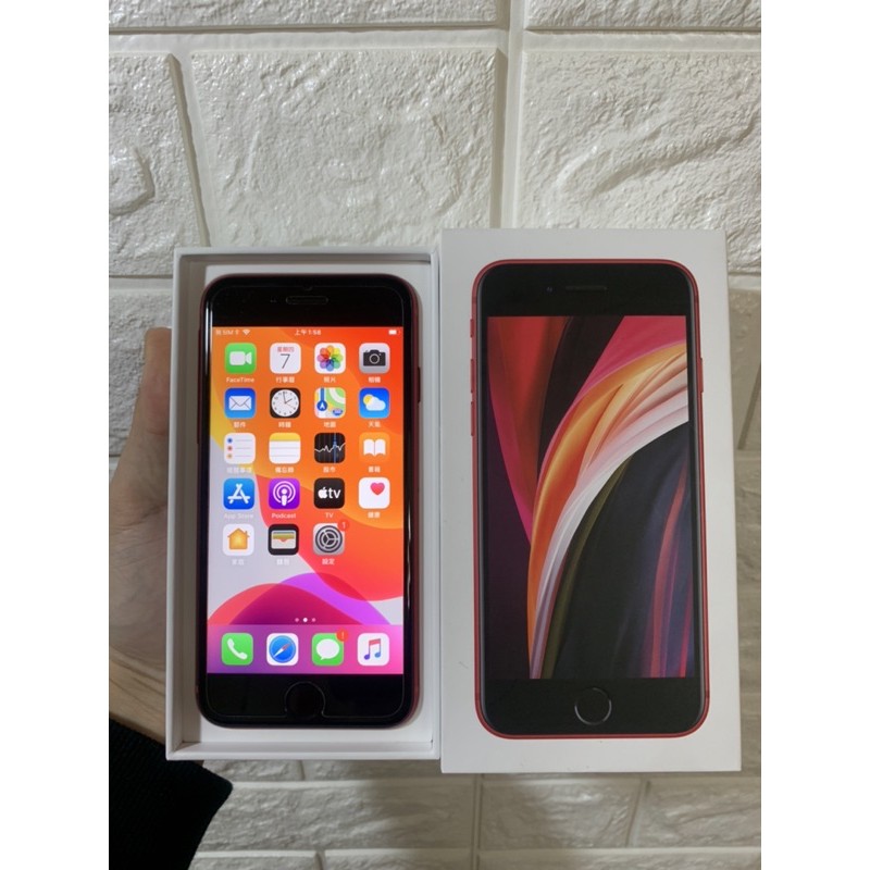 iPhone SE2 64G 紅色 高雄面交7500 可貼換