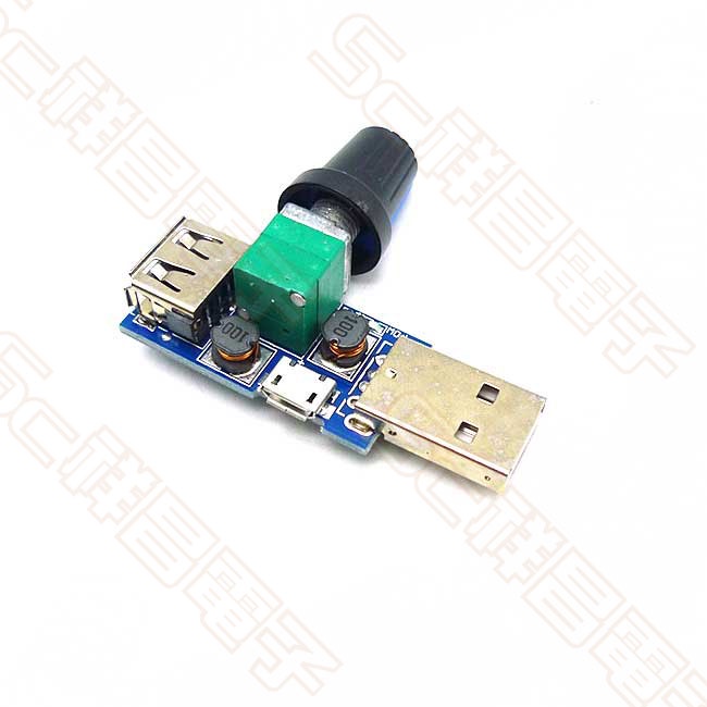 【祥昌電子】TDL05 風扇調速 USB風扇散熱調速器 排風扇調速器 調速板 調速器