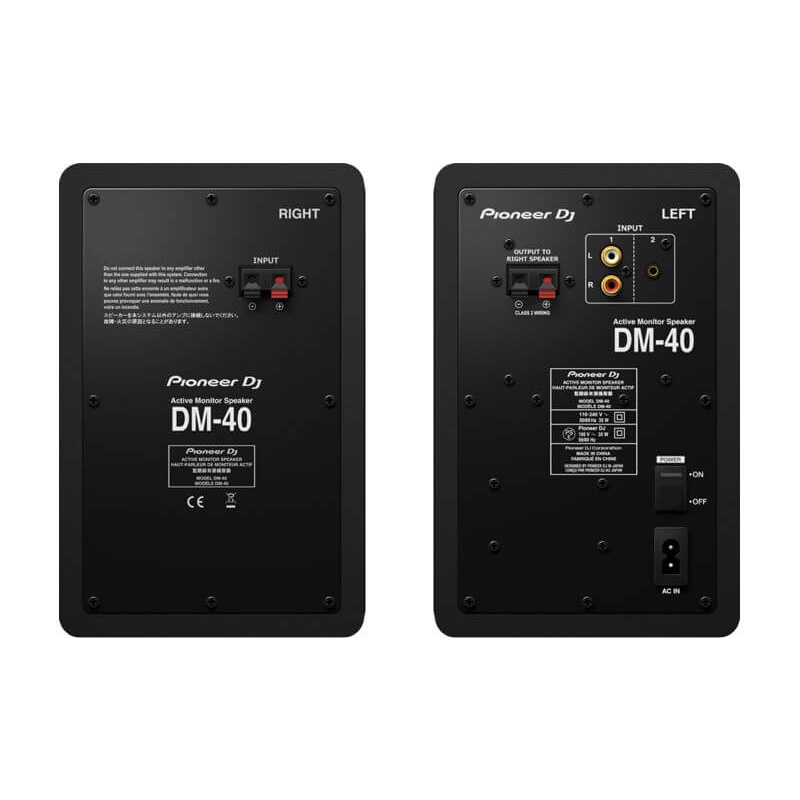 Pioneer DJ DM-40 四吋 主動式監聽喇叭(黑色) 電腦喇叭首選