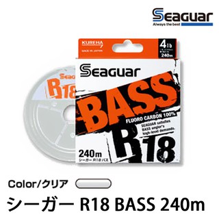 SEAGUAR R18 BASS 240M 路亞碳纖線 [漁拓釣具] [碳纖母線]
