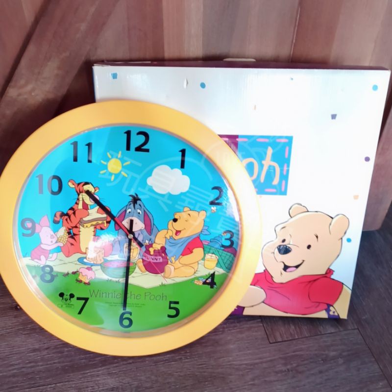 [玩具尋寶圖] [N] [O]早期日本帶回絕版小熊維尼與夥伴們歡樂大時鐘