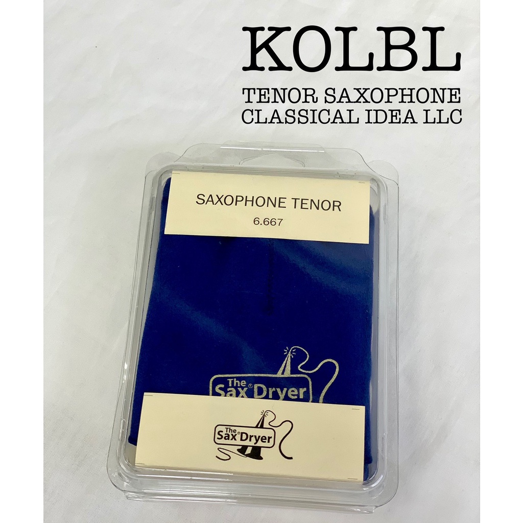 【古點子樂器】KOLBL 次中音薩克斯風通條布Dryer Tenor Sax 超吸水通條布 口水布 超細纖維通條布