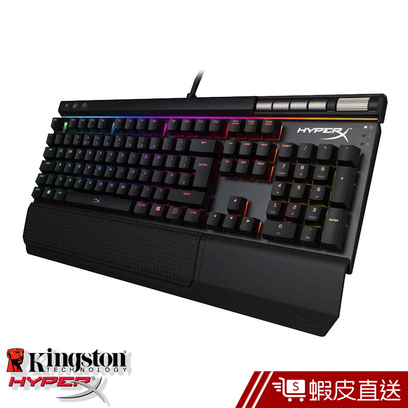 HyperX Alloy Elite RGB 電競機械鍵盤懸浮式 茶軸 (HX-KB2BR2-US/R1)蝦皮直送