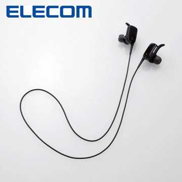 ELECOM LBT-HPC11WP 運動 極限 防水 雙耳 藍芽 藍牙 耳麥 耳機-黑 IPHONE 7 7+ XZ