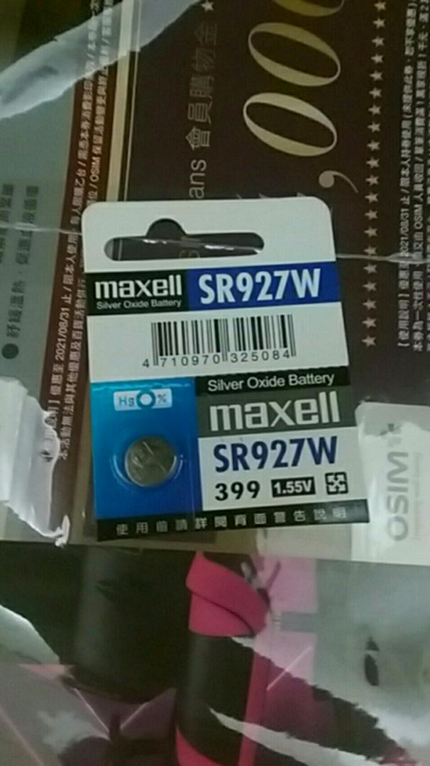 含稅【晨風社】日本製Maxell 公司貨SR927W(399) / SR936SW(394) 氧化銀電池| 蝦皮購物