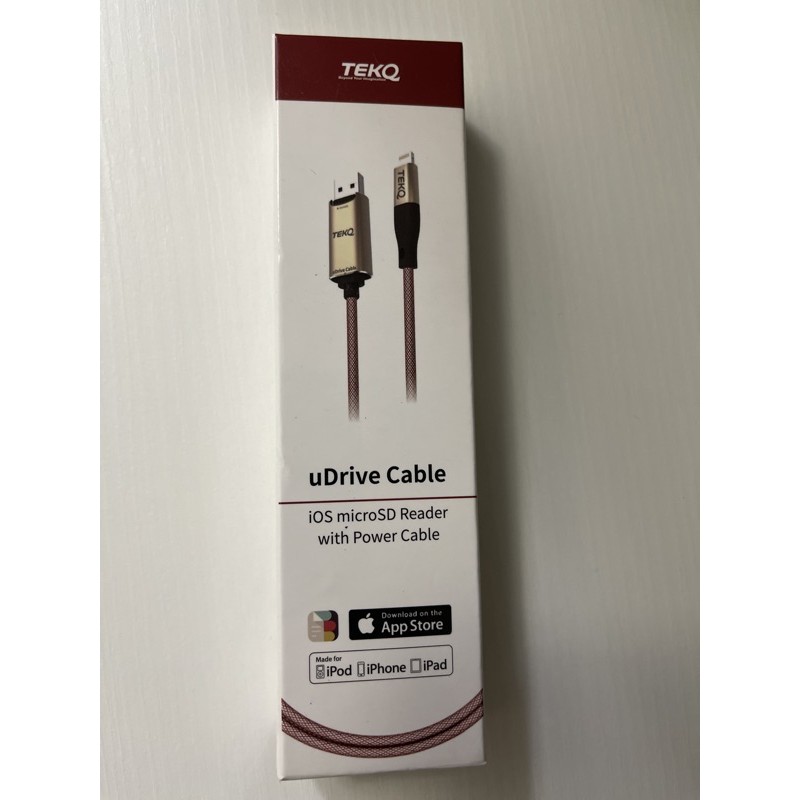 TEKQ uDrive Cable iPhone OTG隨身碟 25cm