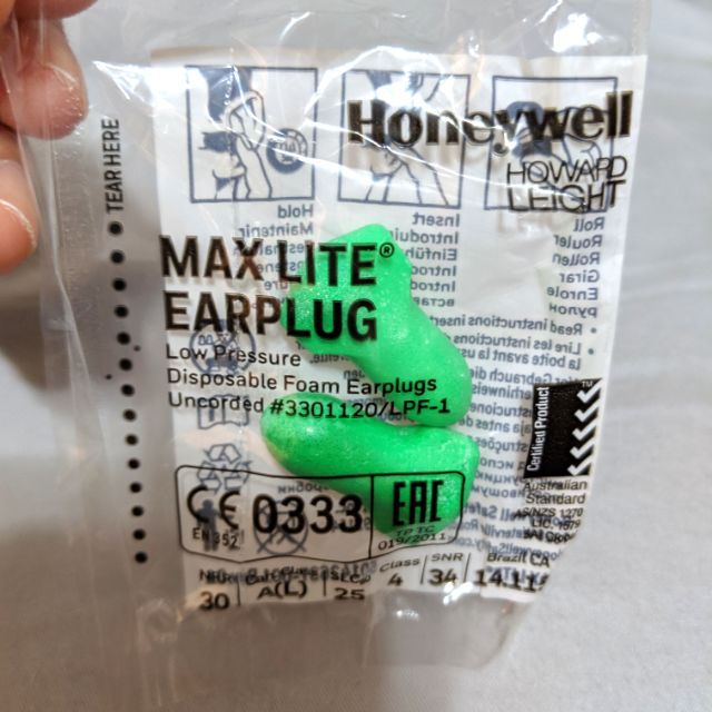 Honeywell earplugs 超軟耳塞