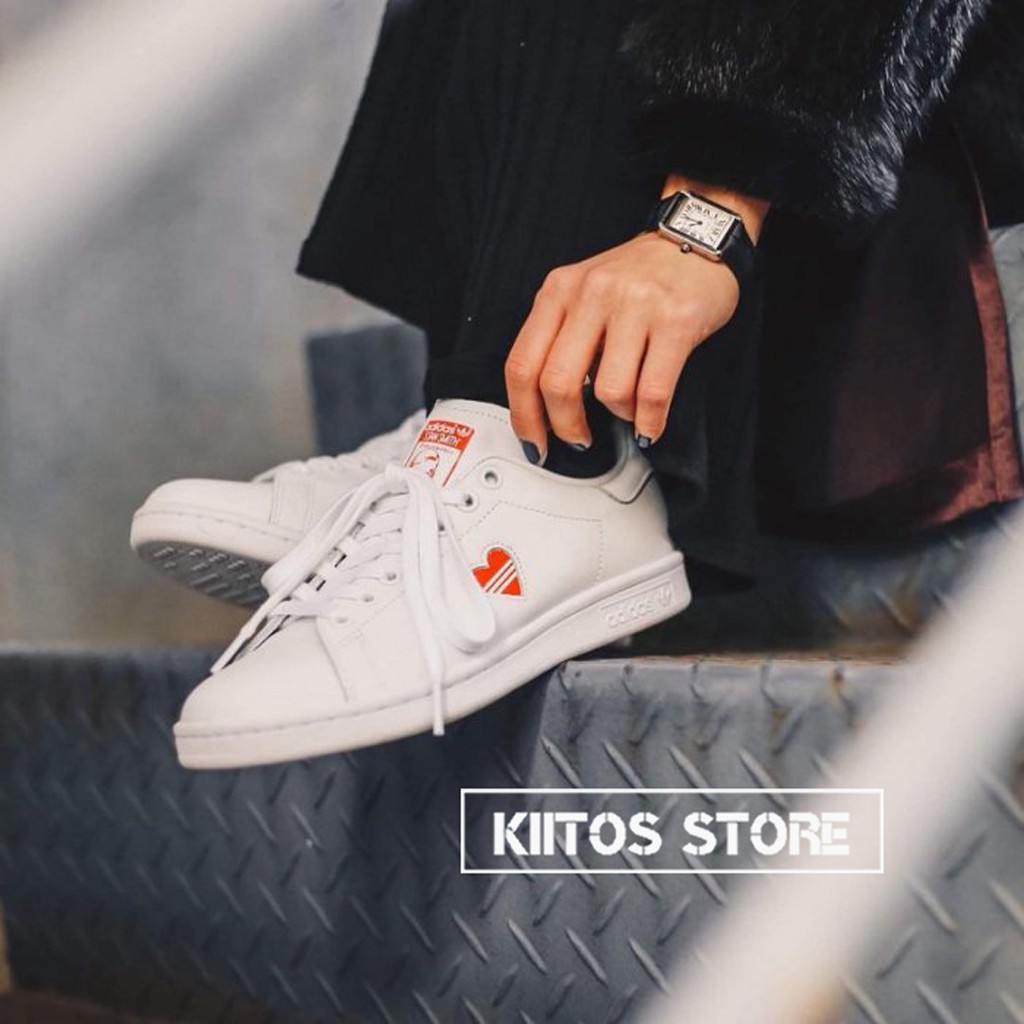 『現貨』ADIDAS ORIGINALS STAN SMITH 白紅 七夕 愛心 史密斯 愛迪達 情人節 G27893