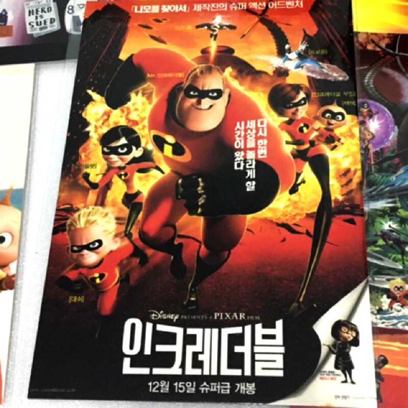 明信片 Pixar 皮克斯 Disney 迪士尼 超人特攻隊 The Incredibles