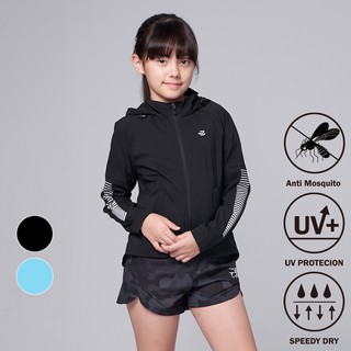 【BATIS 巴帝斯】MIT 抗 UV 防風透氣運動外套 - 女童 - 兩色-2021SS