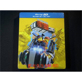 [藍光先生BD] 樂高玩電影 Lego The Movie 3D + 2D 雙碟限定版 (得利正版) - 國語發音
