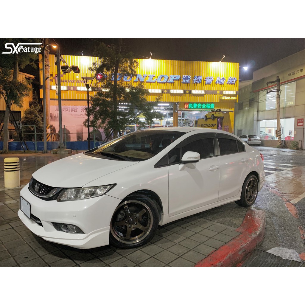 ASGA A03 17吋鋁圈 5孔100 4孔100 5孔114.3 古銅 Honda Civic 喜美九代 實裝圖