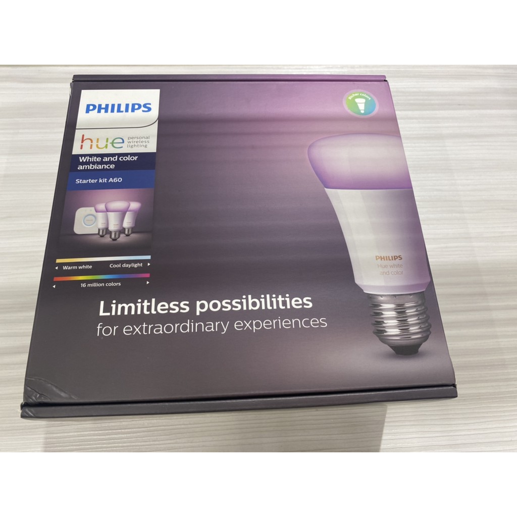 【二手】Philips 飛利浦 Hue 智慧照明  彩色燈泡（含橋接器）
