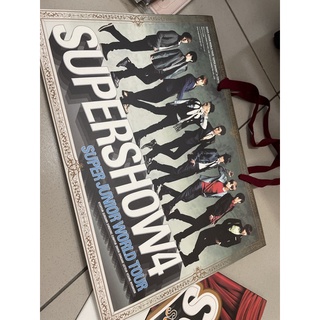 韓團 super junior super show4日本演唱會周邊 紙提袋