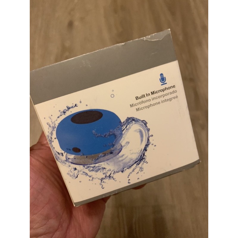 浴室專用 防水藍芽/藍牙喇叭 吸盤式  黑色