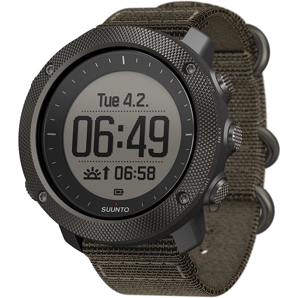 SUUNTO Traverse Alpha  登山運動戶外手錶 GPS  叢林綠開封測試過  加贈副廠全新黑色錶帶