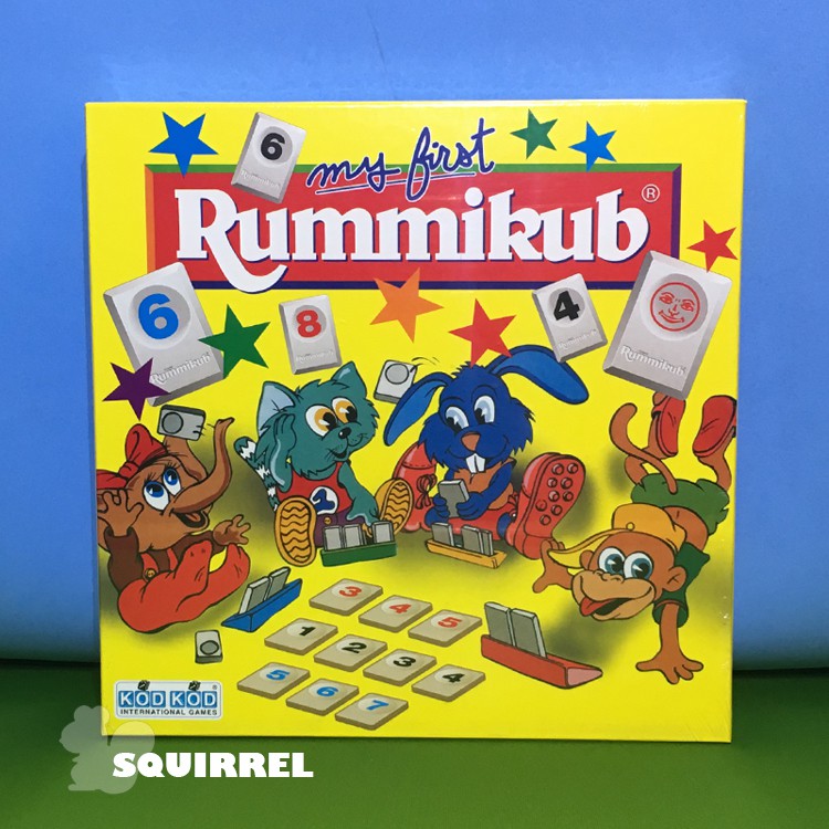 正版拉密Rummikub(幼兒版-4-7歲)【Squirrel桌遊】正版💕親子同樂 育教娛樂 數字學習 正版桌遊
